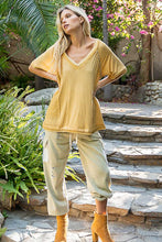 Load image into Gallery viewer, Studded Strappy Back Waffle Mixed Knit Top