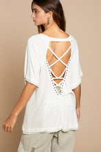 Load image into Gallery viewer, Studded Strappy Back Waffle Mixed Knit Top