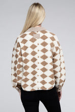 Load image into Gallery viewer, Checked Zip Pockets Jacket
