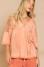 Load image into Gallery viewer, Feminine Boho Crochet Sleeve Top