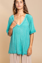 Load image into Gallery viewer, Studded Strappy Back Waffle Mixed Knit Top