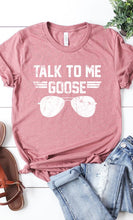Load image into Gallery viewer, Talk to Me Goose White Ink Graphic Tee
