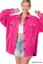 Load image into Gallery viewer, OVERSIZED BASIC FLEECE SHACKET