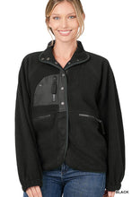 Load image into Gallery viewer, Snap Button Fleece Jacket