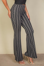 Load image into Gallery viewer, Wavy Print High Waist Flare Pants