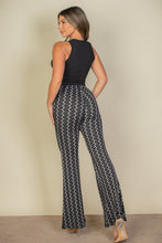 Load image into Gallery viewer, Wavy Print High Waist Flare Pants