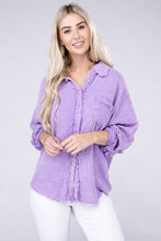 Load image into Gallery viewer, Washed Double Gauze Button Down Shirt