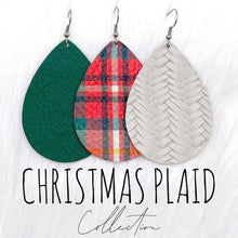 Load image into Gallery viewer, 2.5&quot; Christmas Plaid Mini Collection -Earrings