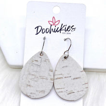 Load image into Gallery viewer, 1.5&quot; Navy &amp; White Itty Bitty Corkie Mini Collection -Earrings