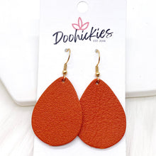 Load image into Gallery viewer, 1.5&quot; Fall Fling Mini Collection -Fall Leather Earrings