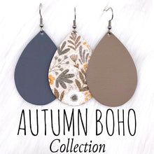 Load image into Gallery viewer, 2&quot; Autumn Boho Mini Collection -Fall Leather Earrings