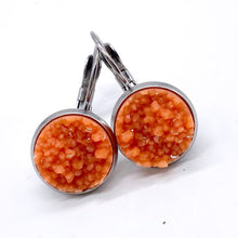Load image into Gallery viewer, Autumn Round Dangles -Fall Earrings
