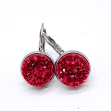 Load image into Gallery viewer, Autumn Round Dangles -Fall Earrings