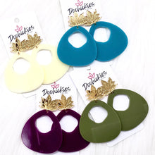 Load image into Gallery viewer, 3&quot; Fall Leaf Carmens -Fall Acrylic Earrings