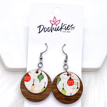 Load image into Gallery viewer, 1.25&quot; Vintage Christmas Ellas -Christmas Earrings