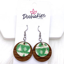 Load image into Gallery viewer, 1.25&quot; Vintage Christmas Ellas -Christmas Earrings