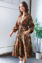Load image into Gallery viewer, Golden Hour Glamorous Smocked Maxi Dress