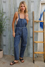 Load image into Gallery viewer, Weekend Ready Cotton Denim Baggy Leg Bib Overall Jumper