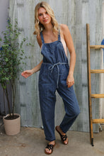 Load image into Gallery viewer, Weekend Ready Cotton Denim Baggy Leg Bib Overall Jumper