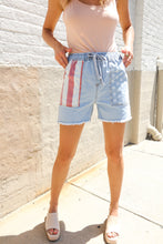 Load image into Gallery viewer, Adorable You High Rise Stars &amp; Stripes Pocket Drawstring Shorts