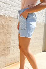 Load image into Gallery viewer, Adorable You High Rise Stars &amp; Stripes Pocket Drawstring Shorts