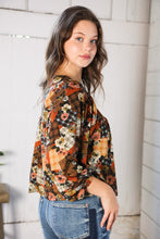 Load image into Gallery viewer, Apple Cider Patchwork Print Blouse