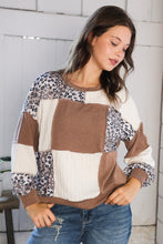 Load image into Gallery viewer, Wild Stitches Taupe Cable Knit Sweater