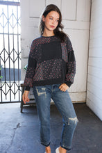 Load image into Gallery viewer, Lazy Daisies Charcoal Pullover