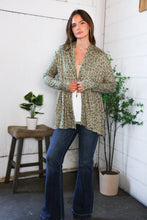 Load image into Gallery viewer, Prowl Around Peplum Open Cardigan