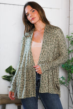 Load image into Gallery viewer, Prowl Around Peplum Open Cardigan