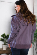 Load image into Gallery viewer, A Cozy Wanderer Dusty Velvet Zip Up Jacket