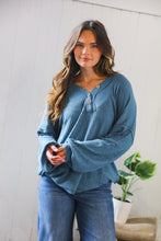 Load image into Gallery viewer, Ocean Eyes Henley