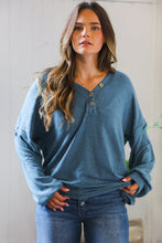 Load image into Gallery viewer, Ocean Eyes Henley