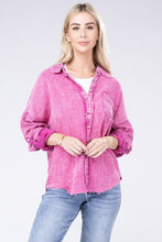 Load image into Gallery viewer, Washed Double Gauze Button Down Shirt