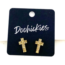 Load image into Gallery viewer, 16mm Glitter Cross Singles