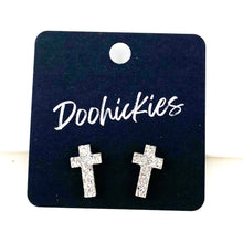 Load image into Gallery viewer, 16mm Glitter Cross Singles