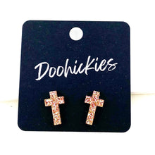 Load image into Gallery viewer, 16mm Glitter Cross Singles