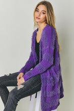 Load image into Gallery viewer, Multi Textured Striped Cardigan