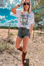 Load image into Gallery viewer, High Rise Crossover Waist Denim Shorts