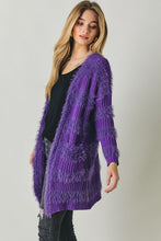 Load image into Gallery viewer, Multi Textured Striped Cardigan