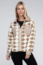 Load image into Gallery viewer, Checked Zip Pockets Jacket
