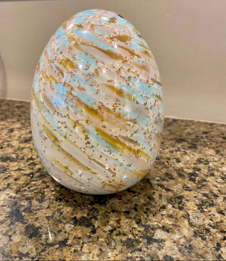Art Glass Easter Egg