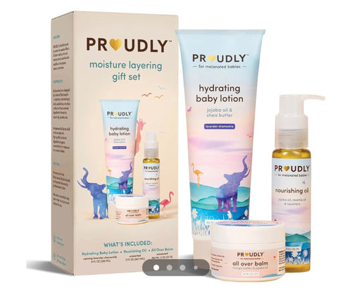 Proudly Moisture Layering Gift Set for Babies