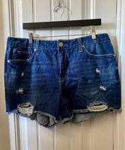 Load image into Gallery viewer, Seven Distressed Denim Shorts - Size 14
