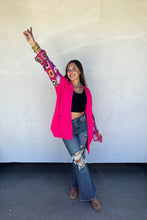 Load image into Gallery viewer, PREORDER- CROCHET SLEEVE CARDIGAN      ** ETA 9/24**