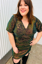 Load image into Gallery viewer, A Night To Remember Black Effervescence Sequin V Neck Dress