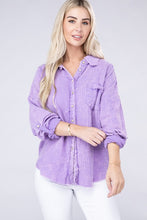 Load image into Gallery viewer, Washed Double Gauze Button Down Shirt