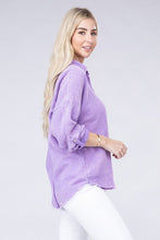 Load image into Gallery viewer, Washed Double Gauze Button Down Shirt
