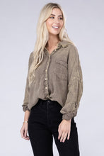 Load image into Gallery viewer, Washed Double Gauze Button Down Shirt
