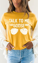 Load image into Gallery viewer, Talk to Me Goose White Ink Graphic Tee